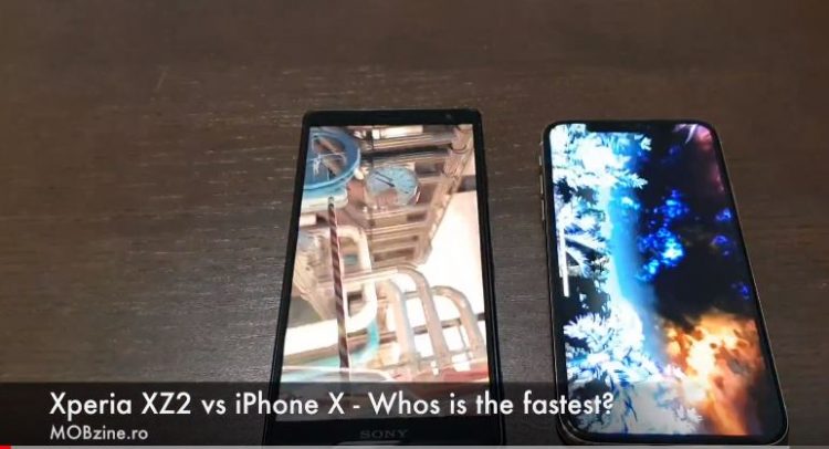 Xperia XZ2 vs iPhone X