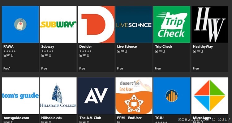 6 noi aplicatii PWA ajung in Windows Store sub marca Microsoft