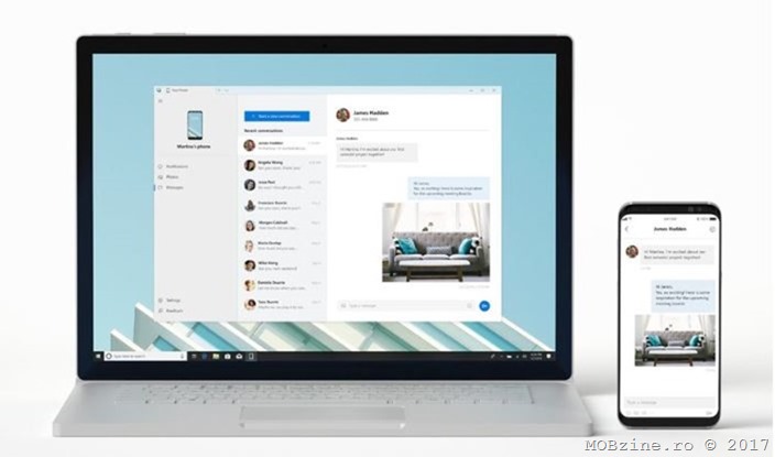 Cu aplicatia ”Your Phone” PC-ul cu Windows devine o oglinda a functiilor de pe smartphone