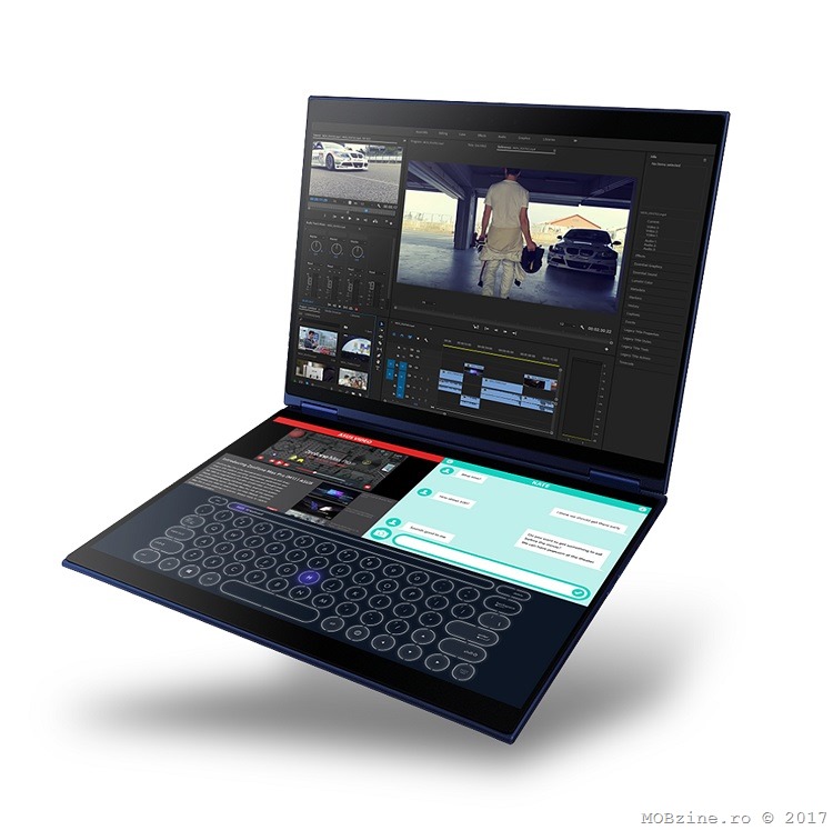 Asus Precog, un concept deosebit de laptop cu doua display-uri