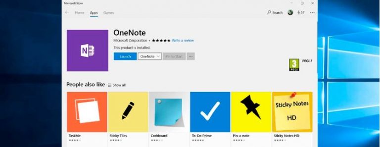 OneNote a primit un update major pentru Windows 10