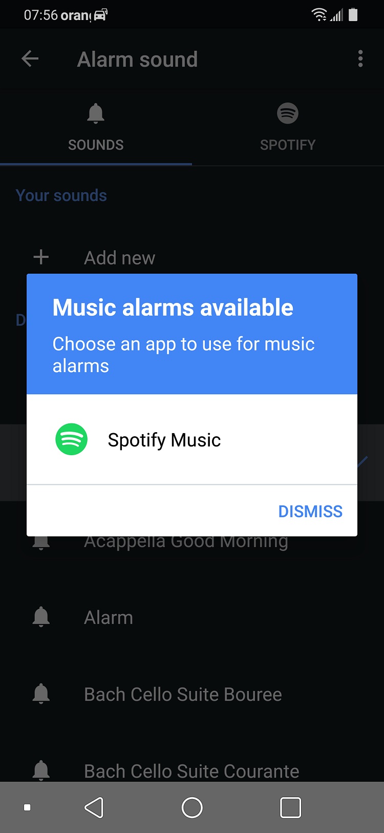 Google Clock poate folosi acum Spotify pentru melodia de alarma desteptatoare