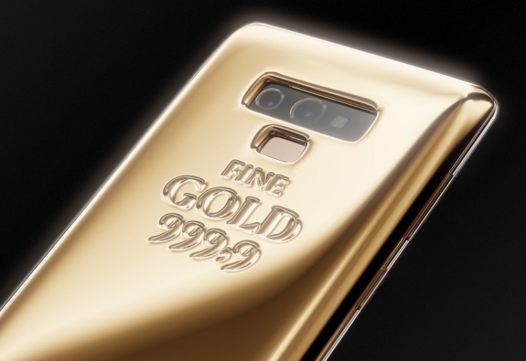 Samsung Galaxy Note9 de la Caviar, cu un kilogram de aur pur pe el