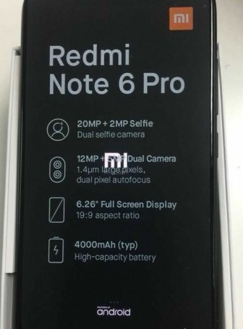 Xiaomi Redmi Note 6 Pro