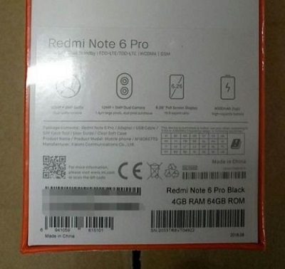 Xiaomi Redmi Note 6 Pro