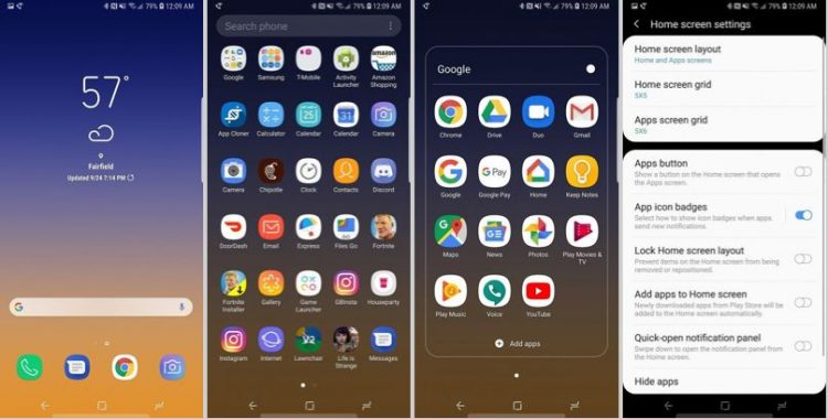 Samsung Experience 10 Launcher