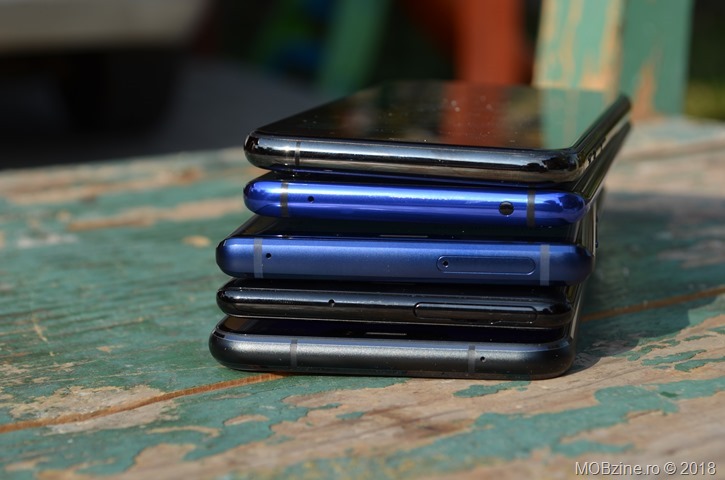 Asus Zenfone 5Z, Sony Xperia XZ3, Samsung Galaxy Note9, Huawei Mate 20 Pro, iPhone Xs