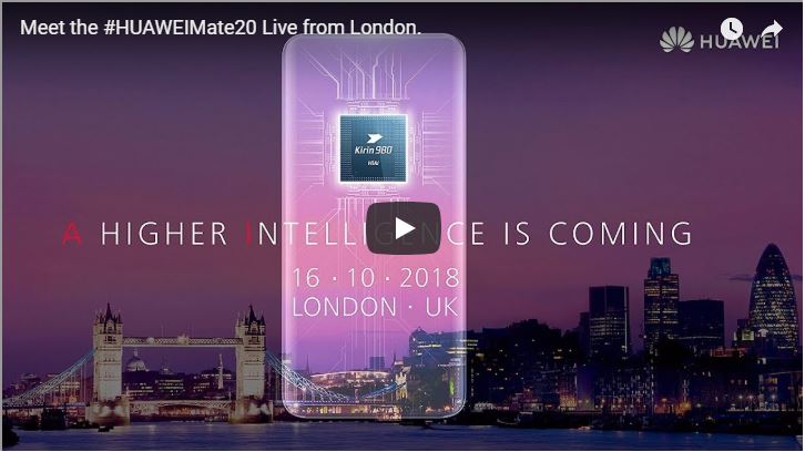 Cum urmariti live lansarea Huawei Mate 20 de astazi