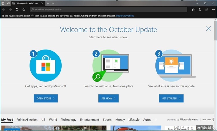 Windows 10 October 2018 Update e disponibil pentru download gratuit. Aflati care sunt cele mai importante noutati