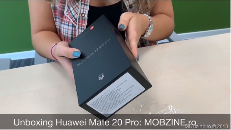 unboxing, hauwei mate 20 pro