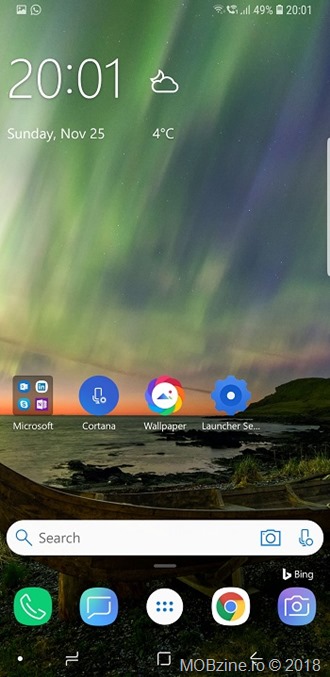 Microsoft Launcher 5 pentru Android aduce suportul pentru Timeline