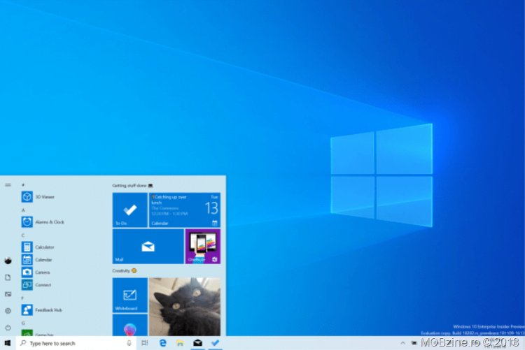 Microsoft lanseaza versiunea de test Windows 10 Build 18282(19H1) in Fast ring