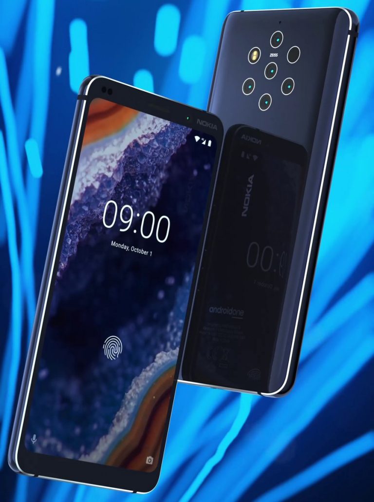 Nokia 9 Pure View intr-o poza de calitate