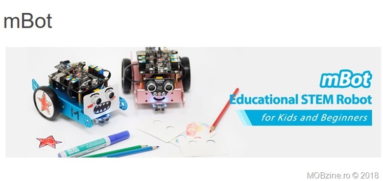 Recomandare jucarii STEM pentru copii: robotul mBot si ceasul smart Micro:bit