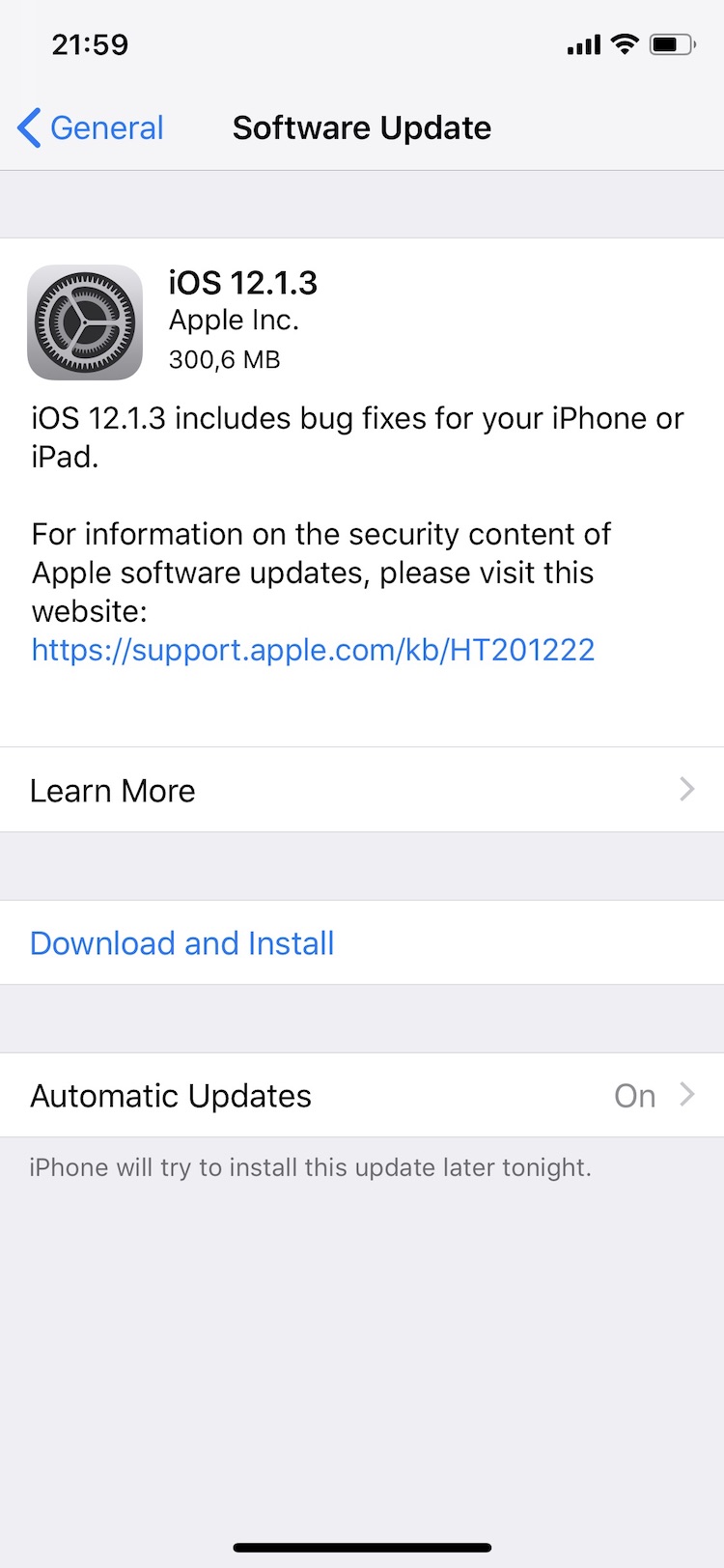 iOS 12.1.3 e lansat si ar fi bine sa faceti rapid update