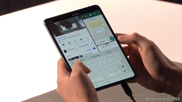 Galaxy Fold prezentat oficial: specificatii, pret, disponibilitate