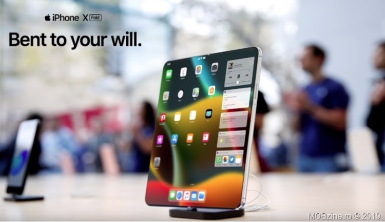 Video: asa ar putea arata viitorul iPhone X Fold, cu ecran pliabil