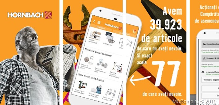 Hornbach are de acum aplicatie de Android si iOS