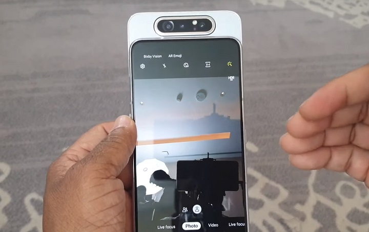 Galaxy A80 slider video