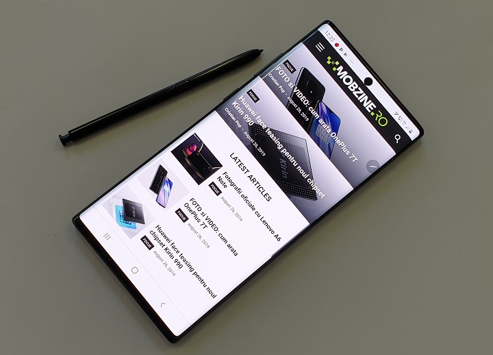 impresii despre Samsung Galaxy Note10+