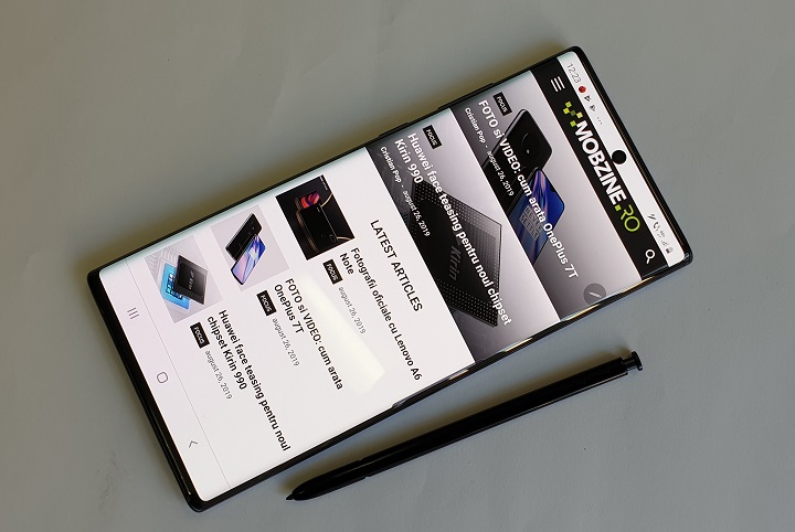 impresii despre Samsung Galaxy Note10+