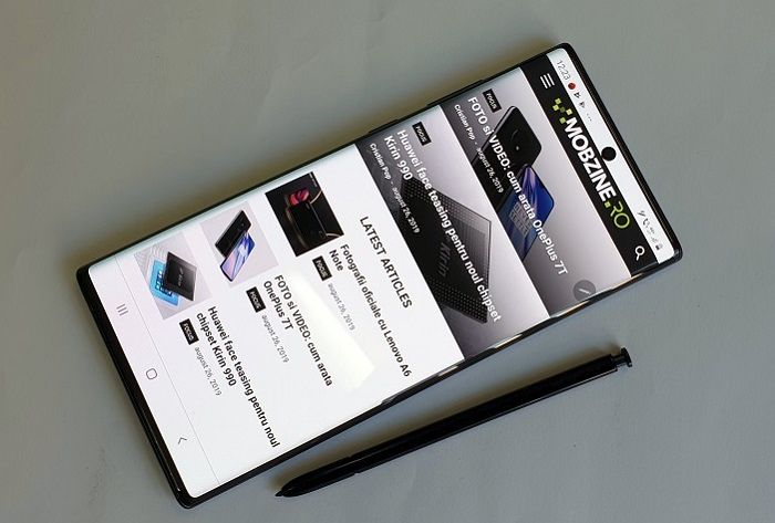 Primele impresii despre Samsung Galaxy Note10+