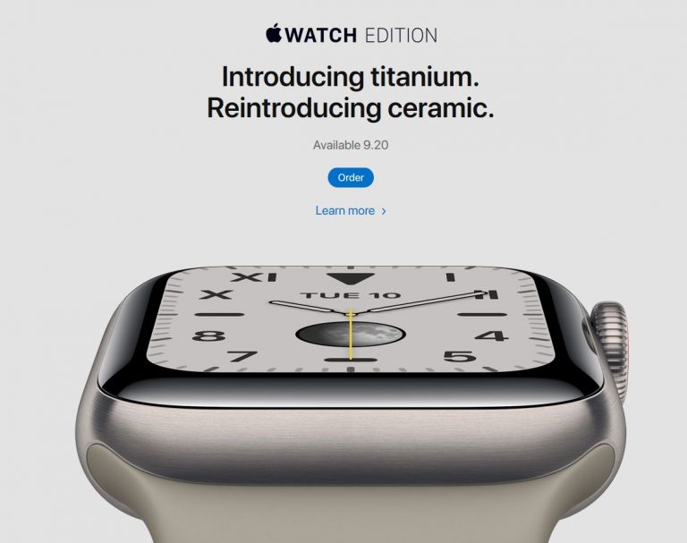 Apple a lansat Apple Watch 5 series, acelasi, dar mai bun, cu always on display