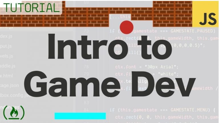 Un mic tutorial video de introducere în dezvoltarea de jocuri folosind JavaScript si HTML folosind ca exemplu un proiect brick breaker.