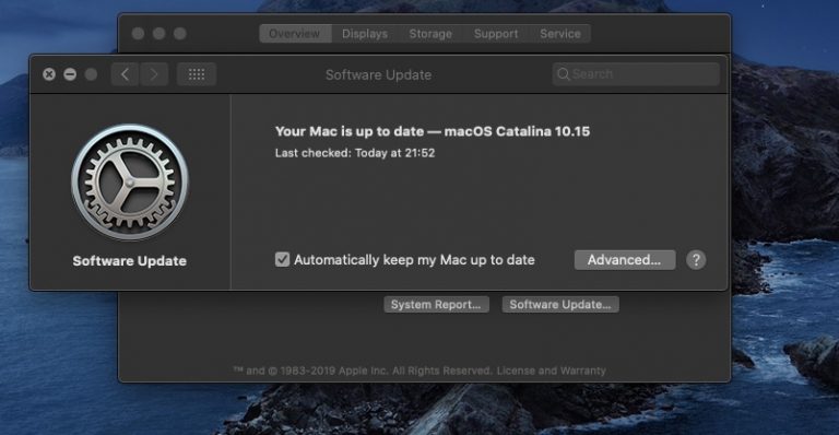 macOS 10.15 Catalina primeste un nou set de update-uri