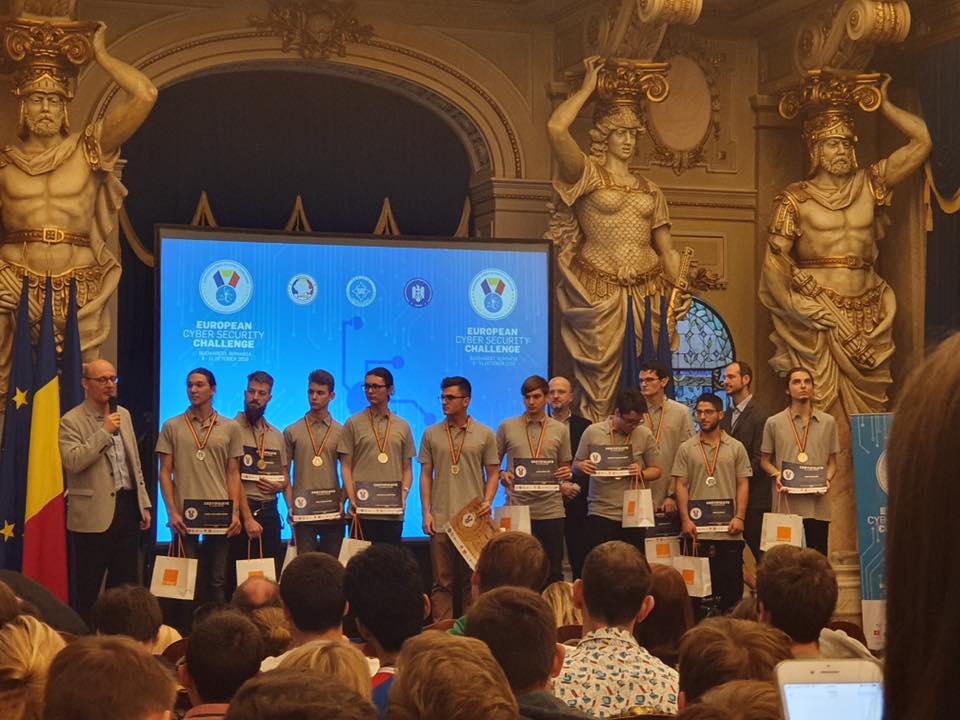 Echipa Romaniei, câștigătoare e competiției European Cyber Security Challenge.