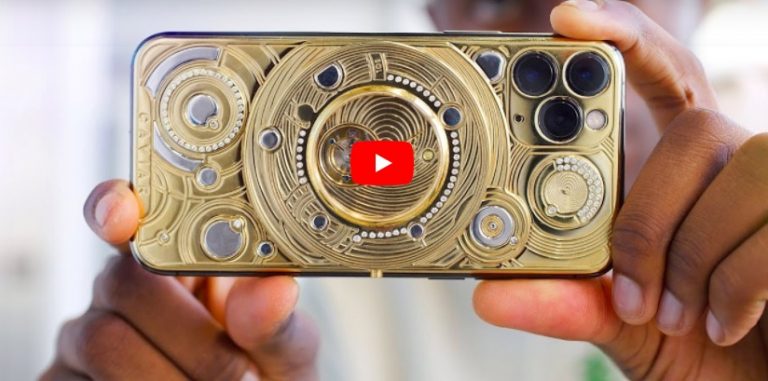 Așa arată Solarius Zenith iPhone 11 Pro de la Caviar, un gadget de peste 100000 USD.