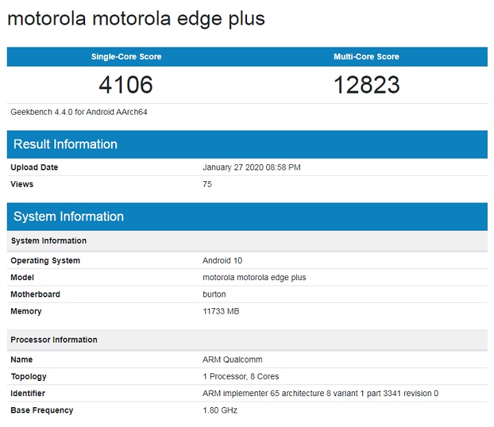 Motorola Edge+