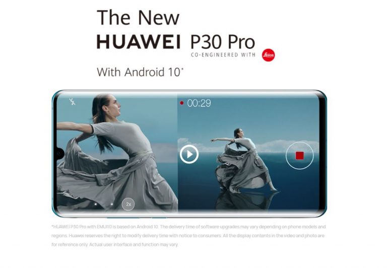 Huawei P30 Pro primește setul de patch-uri de Android pentru ianuarie 2020, în UK pe rețeaua EE.
