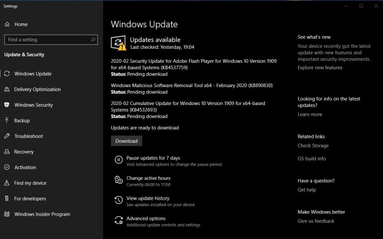 E momentul de update pentru Windows: 99 de probleme remediate in patch tuesday de februarie