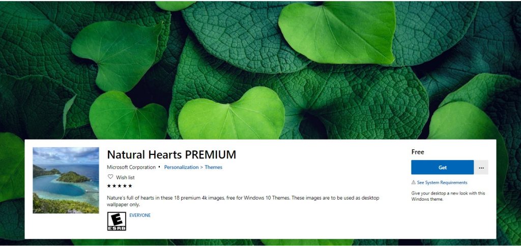 Natural Hearts PREMIUM este o colecție de 18 imagini 4K cu peisaje din natură, creat special pentru Valentines Day.