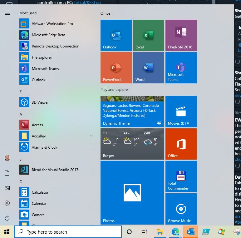 Microsoft a publicat Windows 10 Insider Preview Build 19577 lansat in Fast Ring.