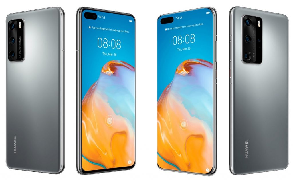 Așa arată Huawei P40 și Huawei P40 Pro în imagini de presă, scăpate prematur pe internet.