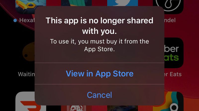 Apple continuă seria de update-uri de iOS 13 nereușite, de data asta cu o eroare ”This App is No Longer Shared” ce poate duce la pierderea datelor asociate respectivei aplicații.