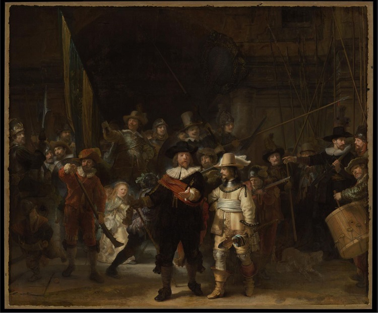 Poza picturii ”Night Watch” de la Rijksmuseum, disponibilă acum online la o super rezoluție: 44804687500 pixeli.