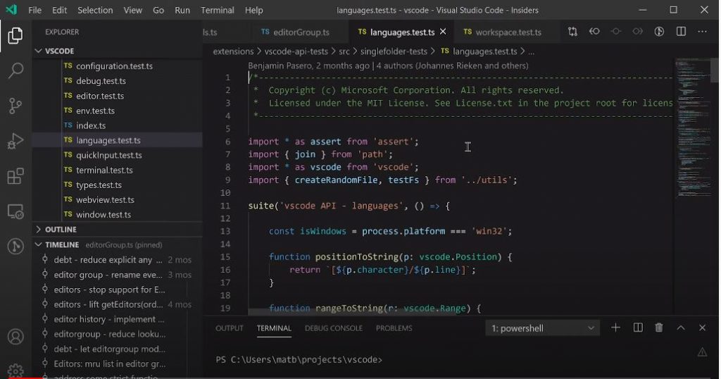 Vă recomand să urmăriți această inregistrare a unei sesiuni de la BUILD 2020 în care sunt prezentate 20 de sfaturi de optimizare a lucrului cu Visual Studio Code.