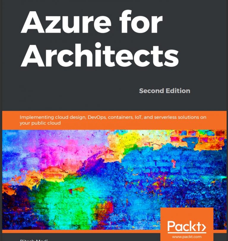 Azure for Architects este un eBook gratuit oferit de Microsoft care tratează modalitățile de implementare a unui proiect în cloud, partea DevOps, containerele, IoT și soluții serverless.