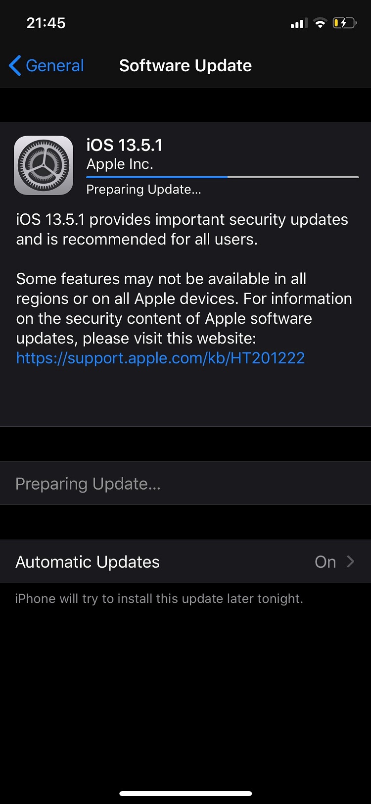 După ce mai mulți utilizatori au raportat probleme după instalarea update-ului de iOS 13.5, Apple vine cu un patch (iOS 13.5.1) care să repare problemele generate de update-ul precedent plus o vulnerabilitate critică. Din păcate e o situație mult prea familiară ...