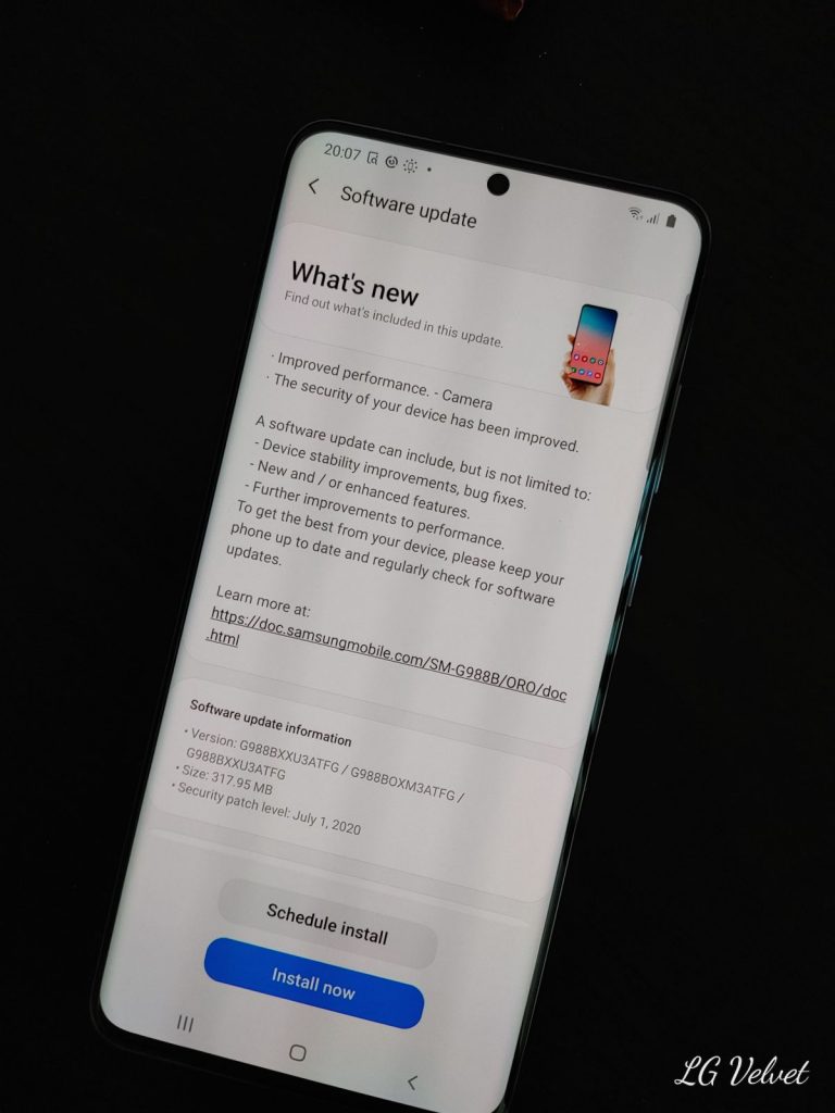 Samsung a lansat deja firmware-ul ce conține patch-urile Android din iulie 2020 pentru Galaxy S20 Ultra 5G!