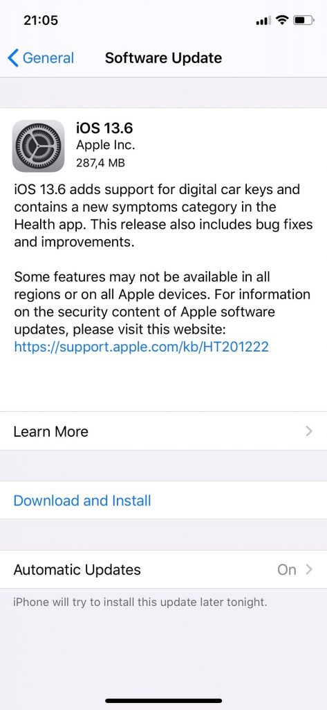 Apple a lansat noul iOS 13.6 ce aduce funcții noi și patch-uri de securitate pentru sistemul de operare și aplicațiile implicite.