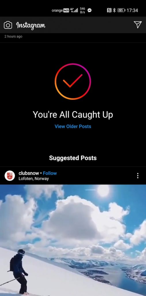 Instagram a lansat pentru toată lumea noua funcționalitate Suggested Posts.