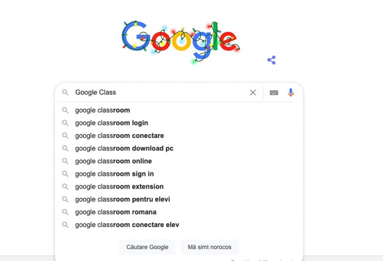 În mod logic, cea mai populară căutare a românilor în 2020 a fost Google Classroom.