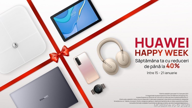 Recomandare: ceasurile smart Huawei GT2 Pro si Watch Fit au reduceri de 20% in cadrul Huawei Happy Week (15-21 ianuarie)