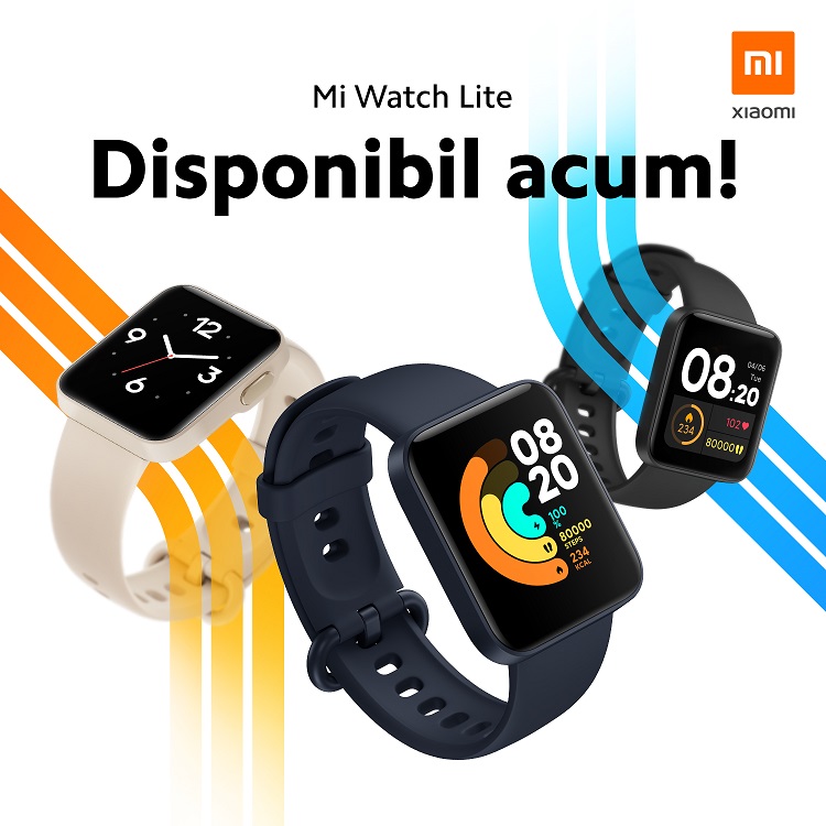 Cesul smart Xiaomi Mi Watch Lite a ajuns în România cu un preț de 239 LEI.