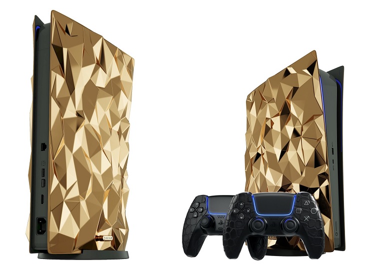 Caviar popune un PlayStation 5 de aur cu pret de 500.000 de dolari