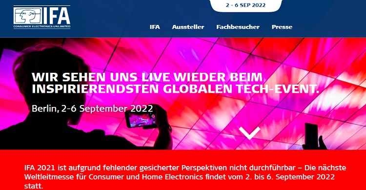 IFA 2021 Berlin a fost anulat